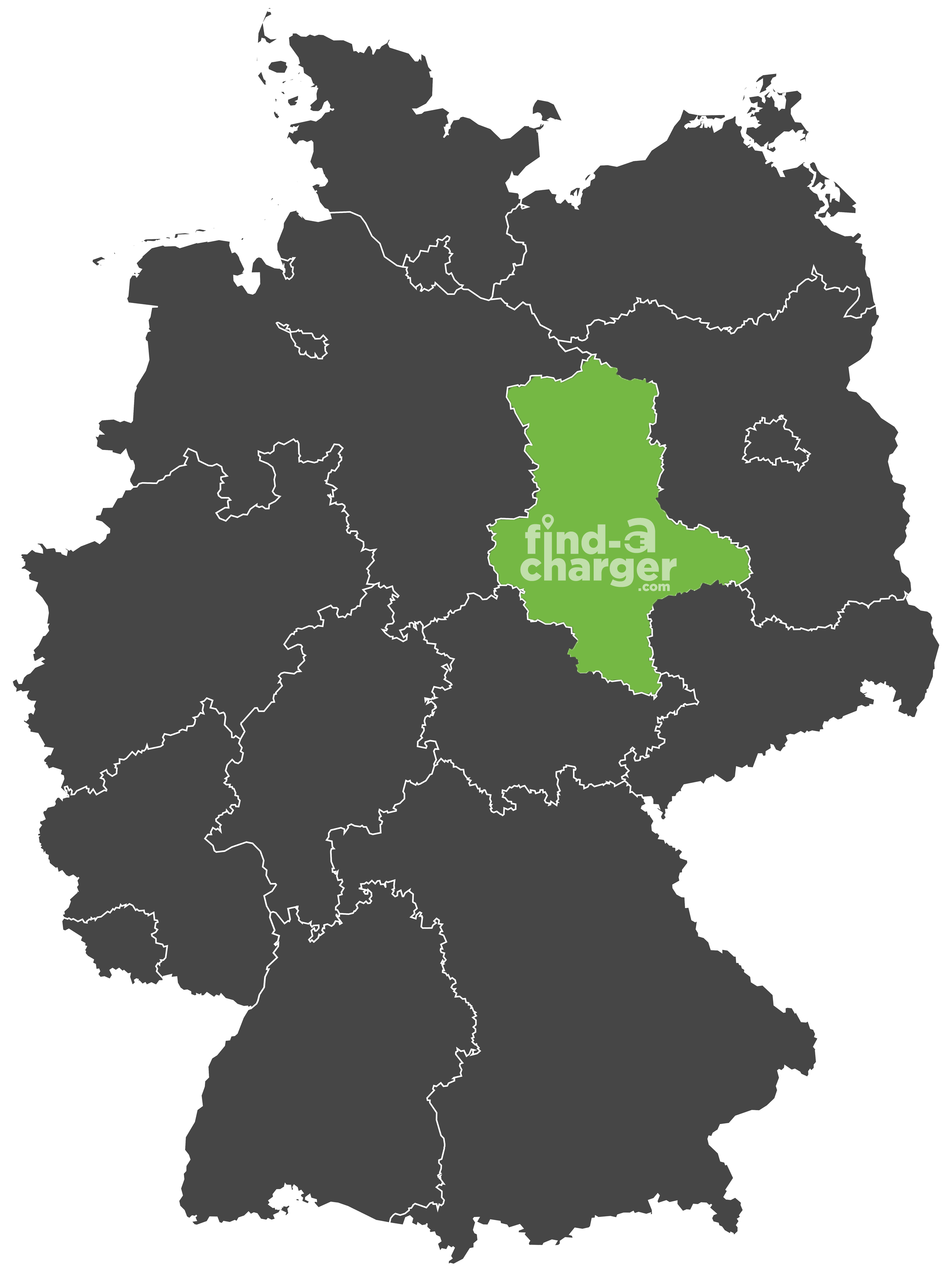 Ladestationen Sachsen-Anhalt Karte